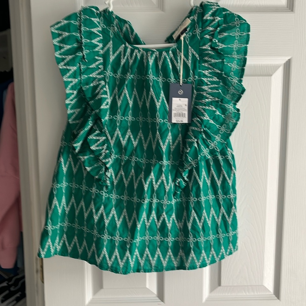 Size small green top from target universal thread new with tags